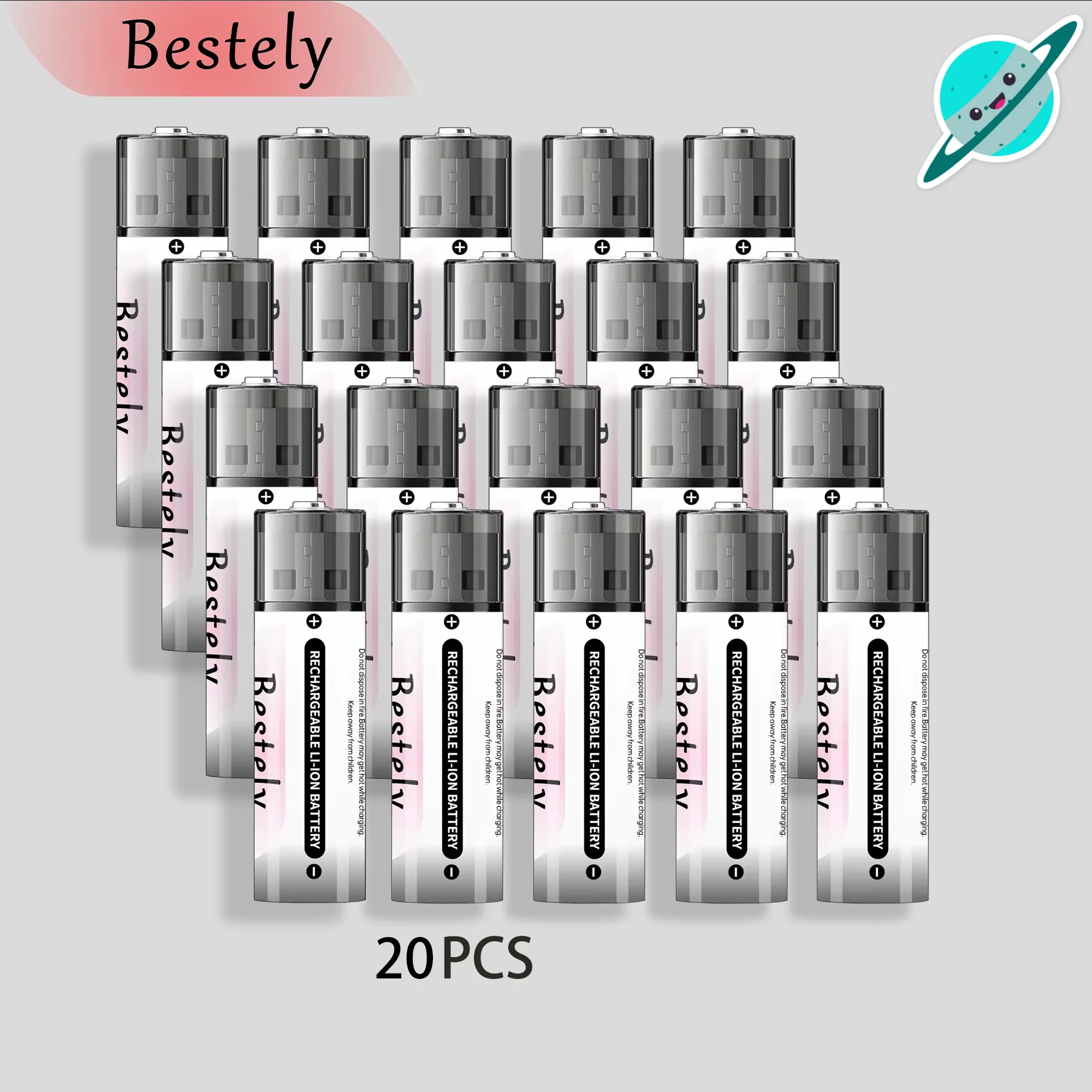 2025 New AA USB charg 1.5V  Rechargeable Lithium  Battery, High capacity 5800mAh Fast charging controller for mice