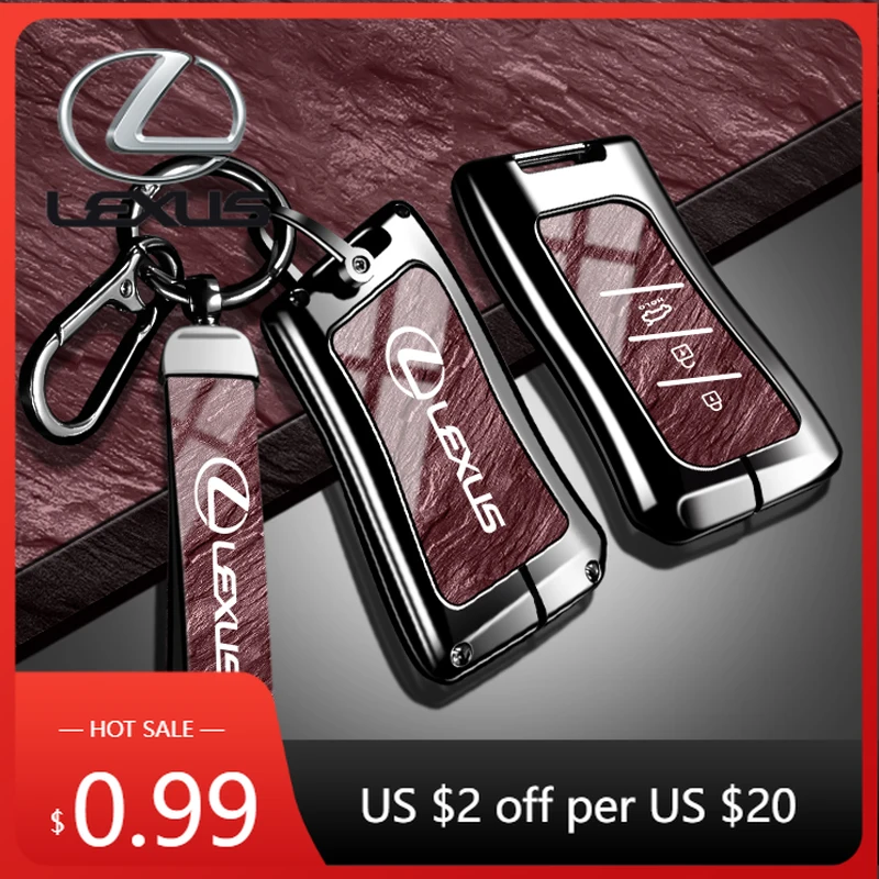 

Interior Stickers Fashion Car Key Case Cover Protector Holder Shell For Lexus NX ES UX US RC LX GX IS RX 200 250h 350h LS 450h 2