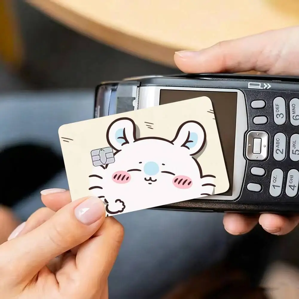 Cute Cartoon M-momongas Credit Card HD Stickers Game Card Decal Small Chip Waterproof Sticker