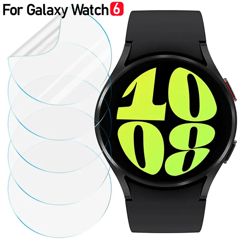 1/10PCS Soft Hydrogel Film For Samsung Galaxy Watch 6 40mm 43mm Smartwatch HD Clear Anti-scratch Screen Protector 44mm 47mm 2023