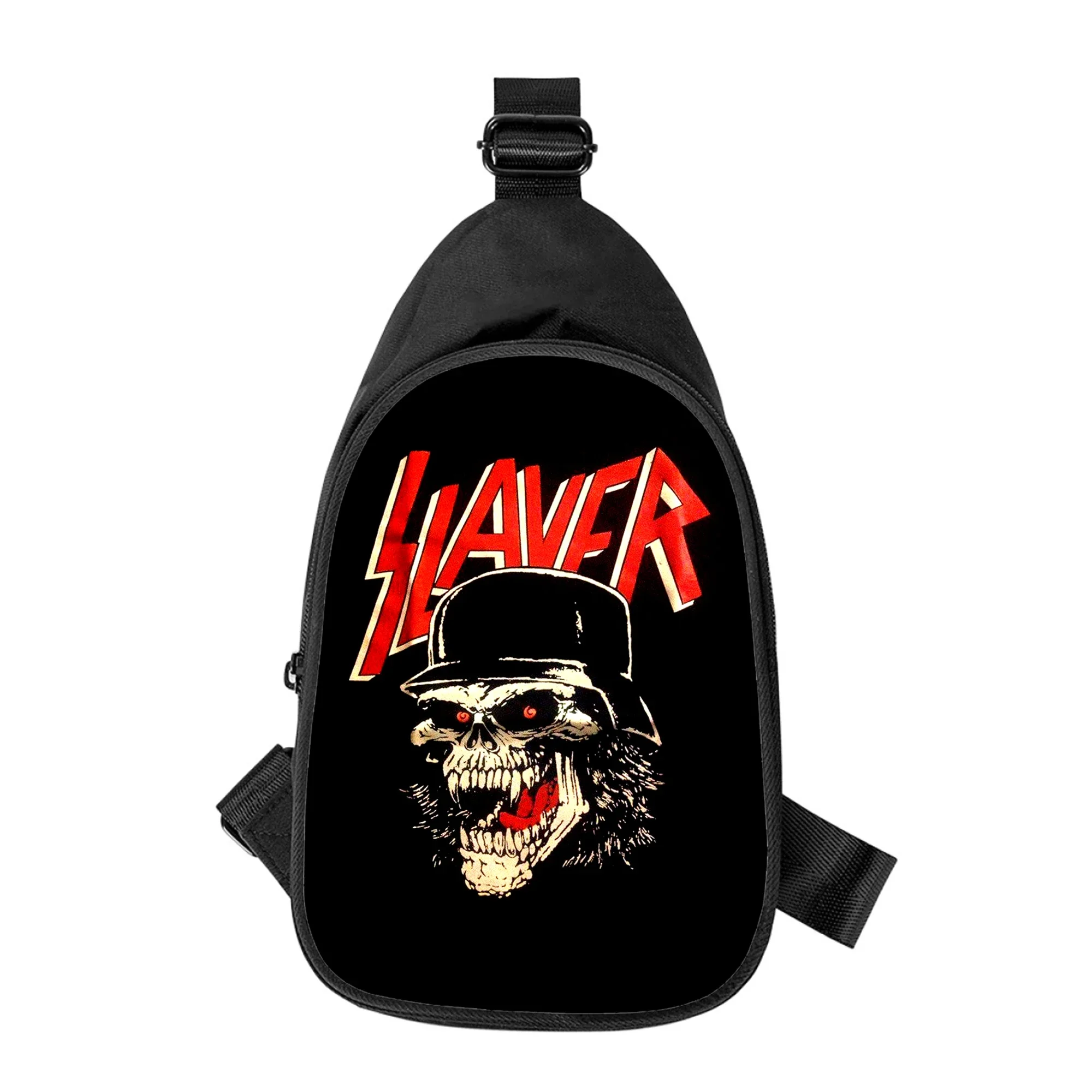 Slayer thrash metal impressão 3d novos homens cruz saco de peito diagonalmente feminino bolsa de ombro marido escola pacote de cintura masculino pacote de peito