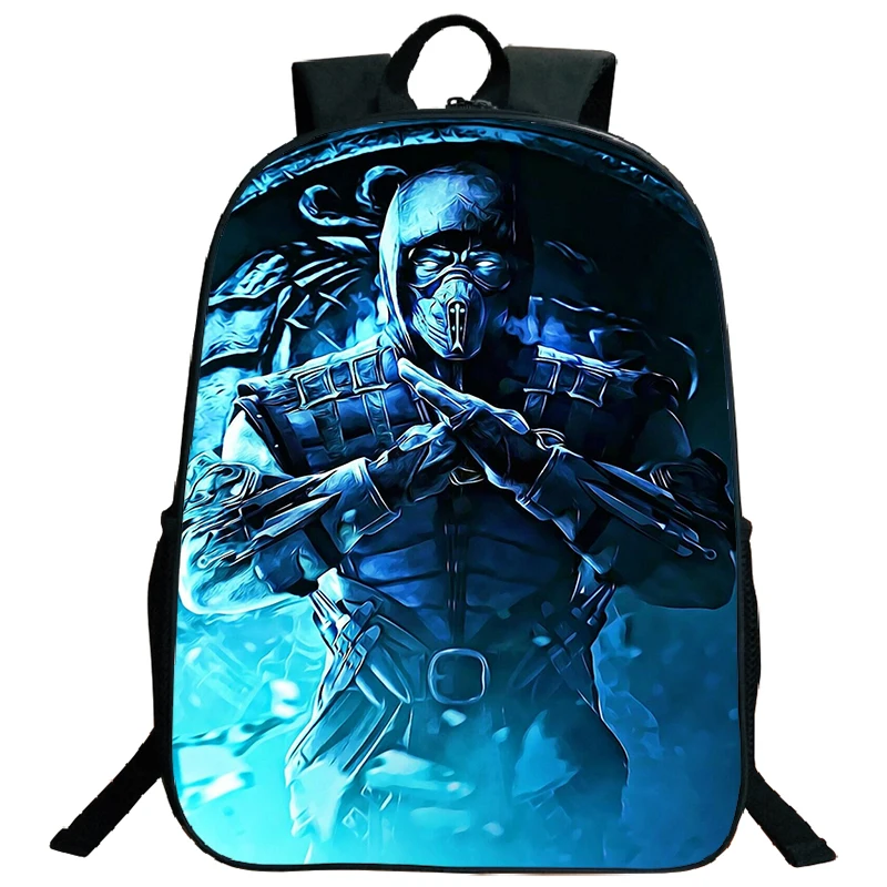 Children Backpacks Mortal Kombat School Bags Students Casual Rucksack Travel Bag Teenage Laptop Bagpack Waterproof Boys Bookbag