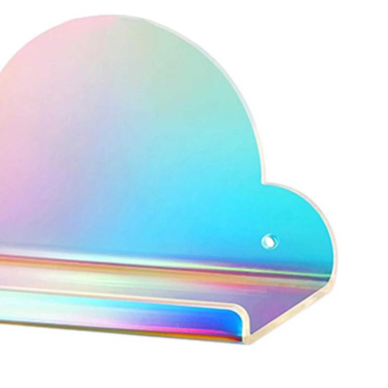 Wall Mounted Acrylic Storage Rack Convenient to Install with Space Saving Design Suitable for Kid Room Bedrooms