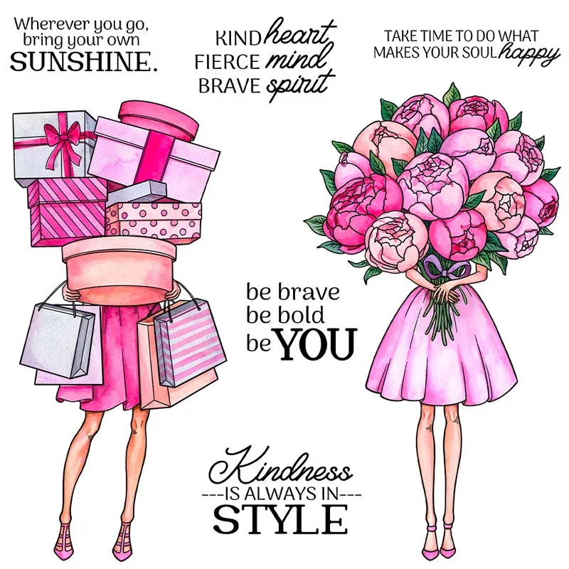 

Прозрачный силиконовый штамп с цветами и надписью «С Днем матери» для открыток и альбомов, подарки на День матери, материалы для скрапбукинга