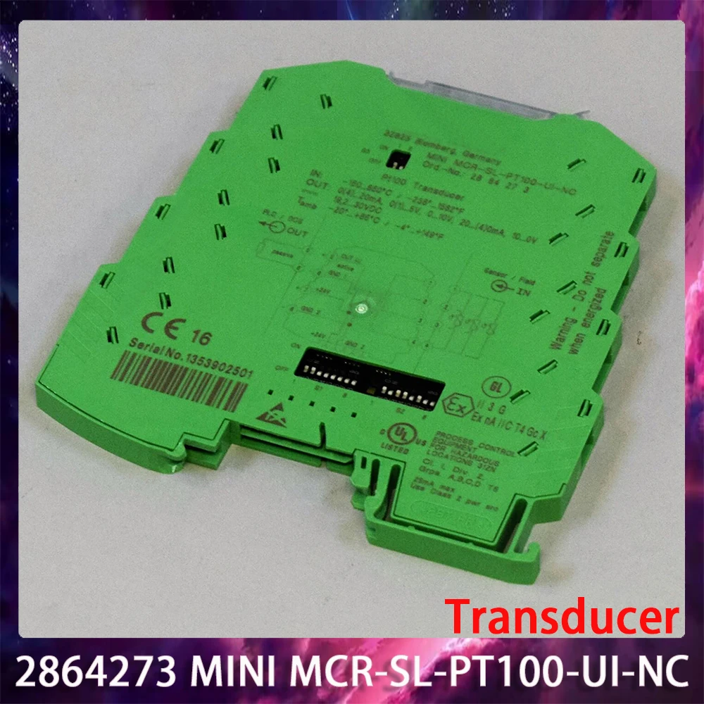 2864273 MINI MCR-SL-PT100-UI-NC Transducer Temperature Transmitter Fast Ship Works Perfectly High Quality