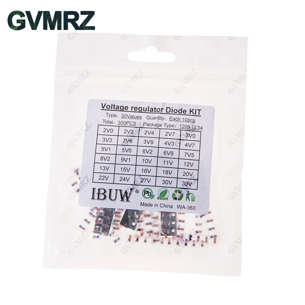 30Values 300Pcs LL3…