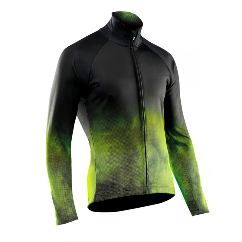 2024 Spring and autumn cycling clothing for men breathable sun protection mountain bike cycling long jacket cycling clothing