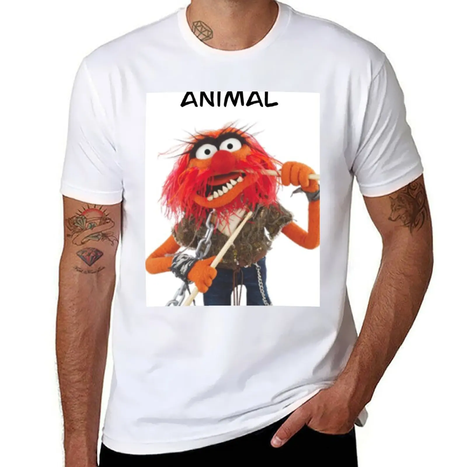

Animal Muppet T-Shirt cotton t shirts high quality man t shirt luxury T-Shirt