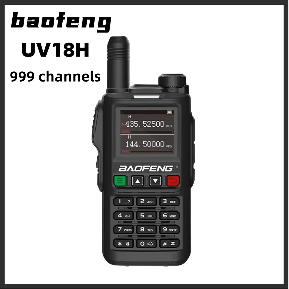 

Baofeng UV18H Upgrade Two Way Radio Walkie Talkie radio camping long-range wireless phone UHF VHF FM 136-174MHZ 400-520MHZ