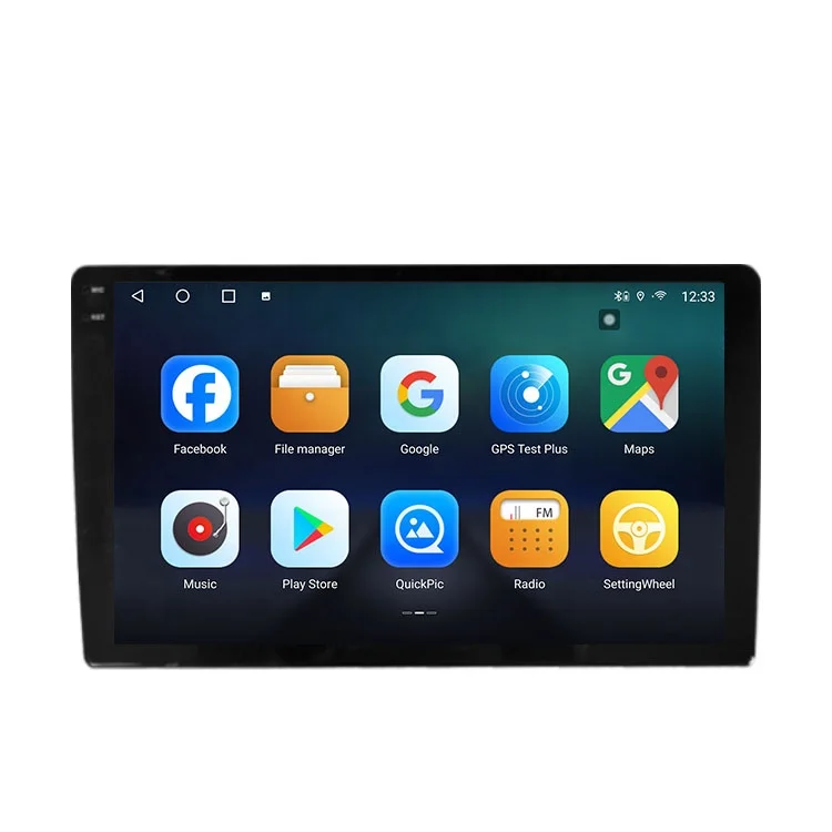 Radio con GPS para coche, reproductor con Android 12, 2K, pantalla QLED, control de voz, vídeo, 1DIN, para KIA RIO 2017, 2018, 2019