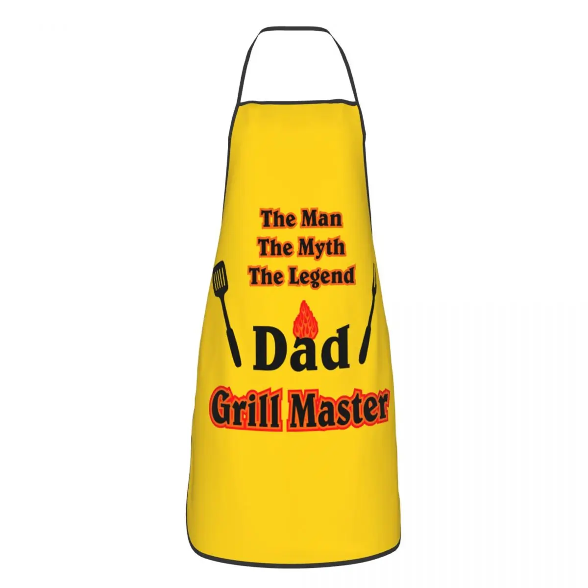 The Legend Dad Grill Master Apron Kitchen Chef Cooking Baking Bib Men Women Fathers Day Gifts Tablier Cuisine for Gardening