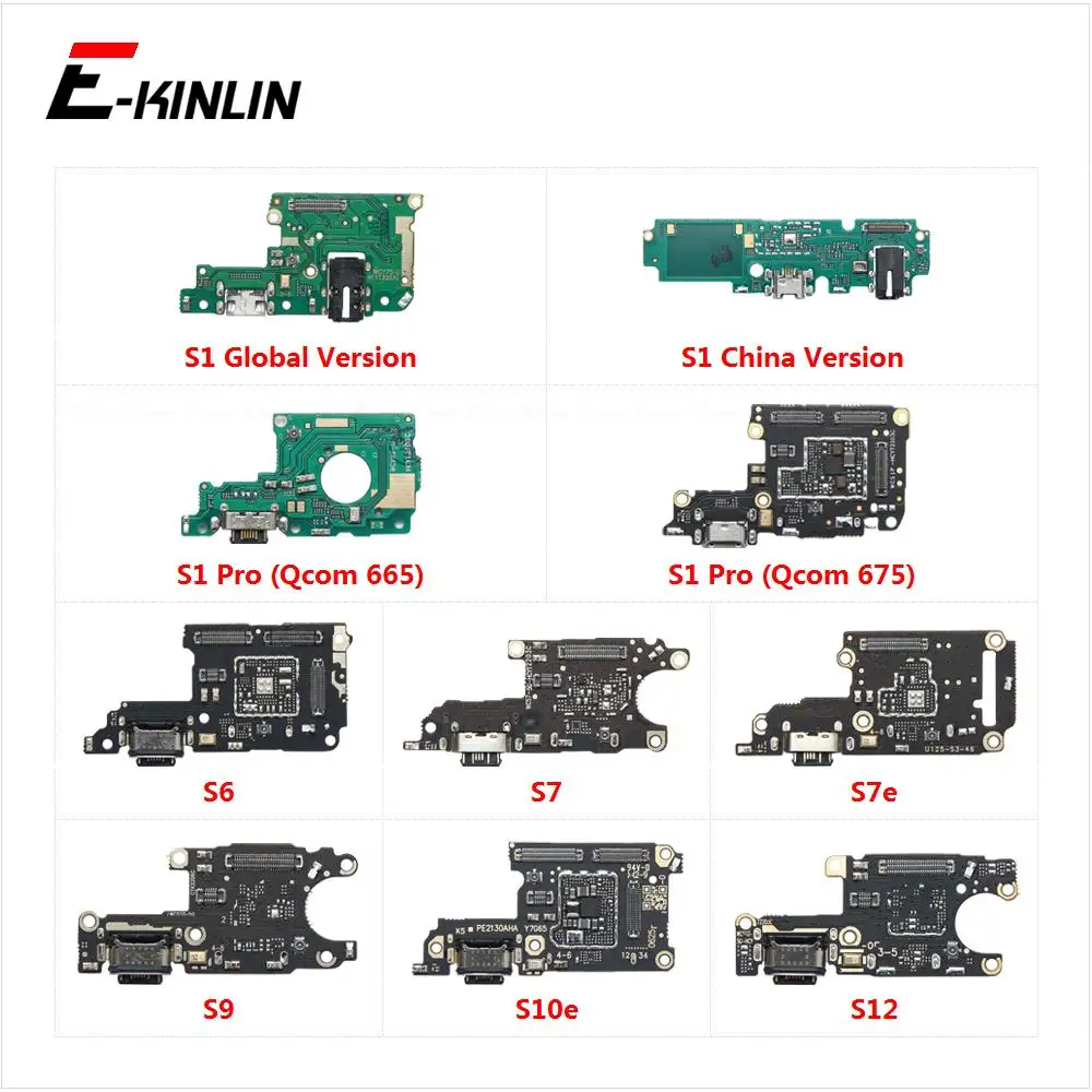 Power Charging Connector Plug Port Dock Board Microphone Flex Cable For Vivo S1 S5 S6 S7 S7e S9 S10e S12 S15 S15e Pro 5G