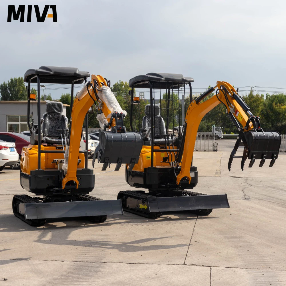 Low Price Sale Small Digger 1800kg Bagger Excavador Garden Powerful Engine Crawler Mini Excavator Customized