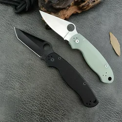 C81 Pocket Bearing Folding Knife CPM-S30V Blade G10 Handle Hunting Tactical Knives Outdoor Camping Self-defense EDC Tool