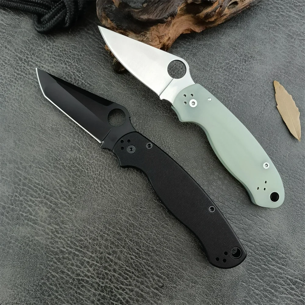 C81 Pocket Bearing Folding Knife CPM-S30V Blade G10 Handle Hunting Tactical Knives Outdoor Camping Self-defense EDC Tool