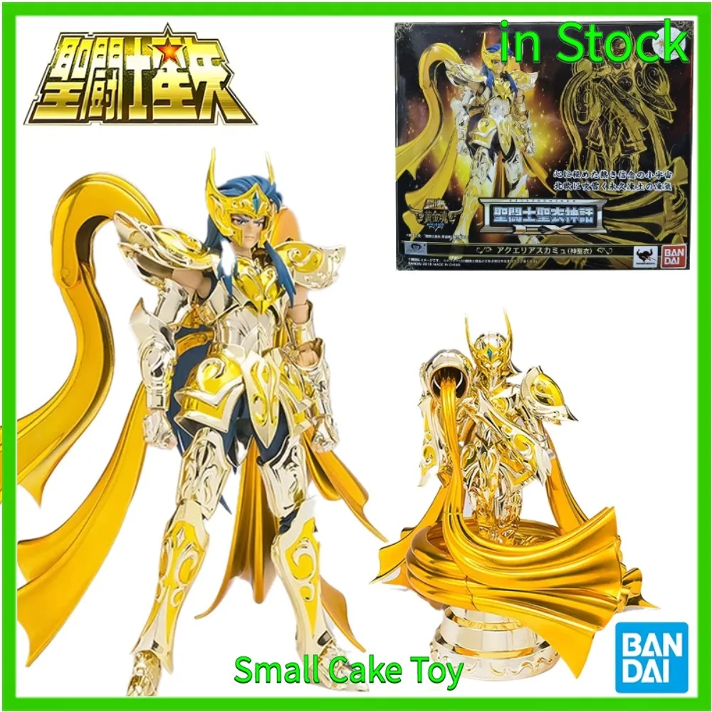 

In Stock BANDAI Saint Cloth Myth EX Aquarius Camus God Cloth Saint Seiya Soul Of Gold In Stock Anime Figures Model Toys