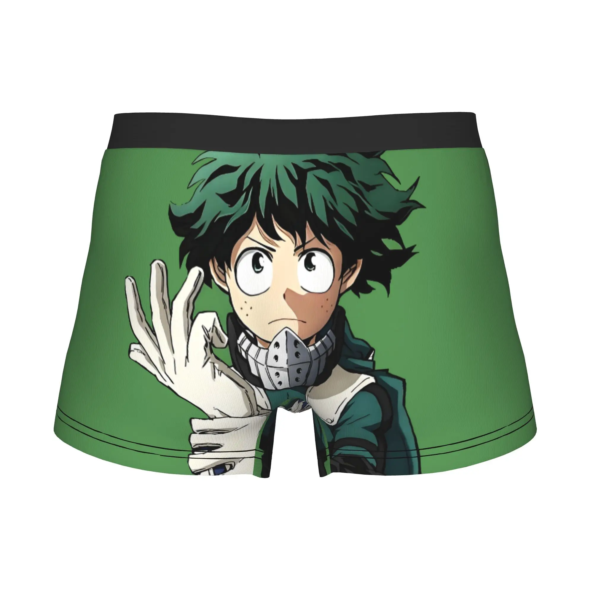 Cool Comic  Izuku Midoriya Boxers Shorts Panties Male Underpants Breathable  My Hero Academia Briefs Underwear