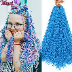 Full Star Synthetic Long Curly Zizi Braids Crochet Thin Box Braids Twist Synthetic Braiding Hair 28inch Freetress Crochet Braid