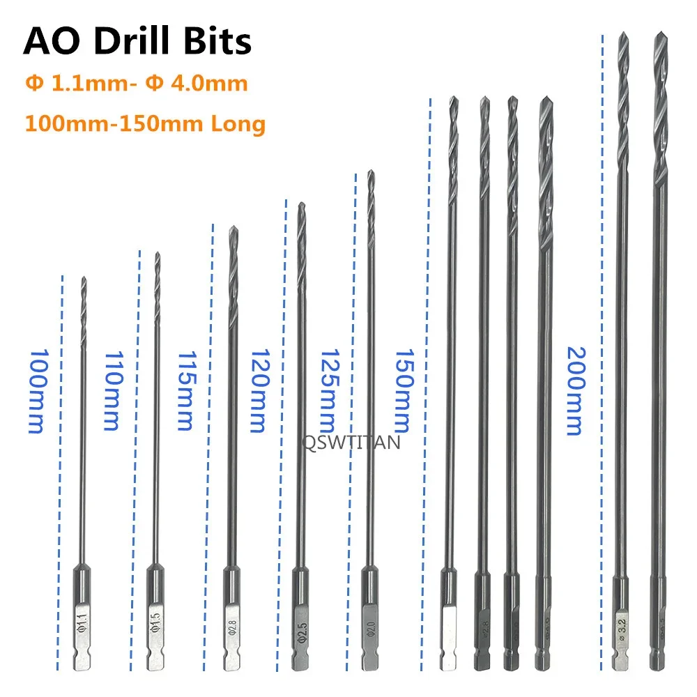 AO Bone Drills Bits AO Orthopedic Bone Drill Bit Veterinary Surgical Instruments
