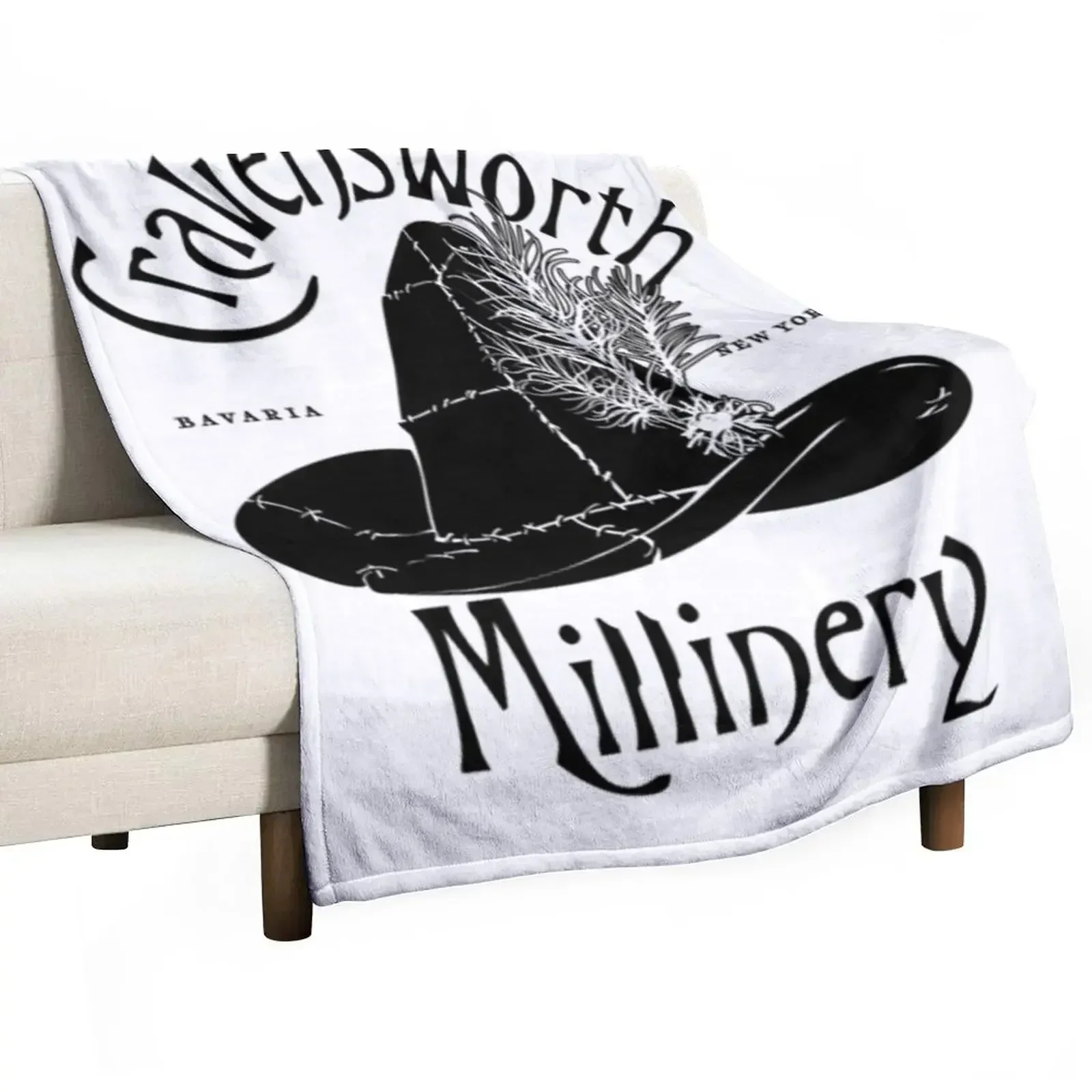 New What We Do In The Shadows T-ShirtCravensworth Millinery Throw Blanket for sofa Bed cosplay anime Custom Blankets