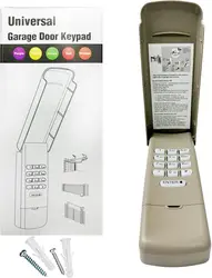 Universal Garage Door Opener Keypad Wireless Keypad Keyless Entry Replaces 877/878MAX 377/977/877/66LM,Safe Security+2.0