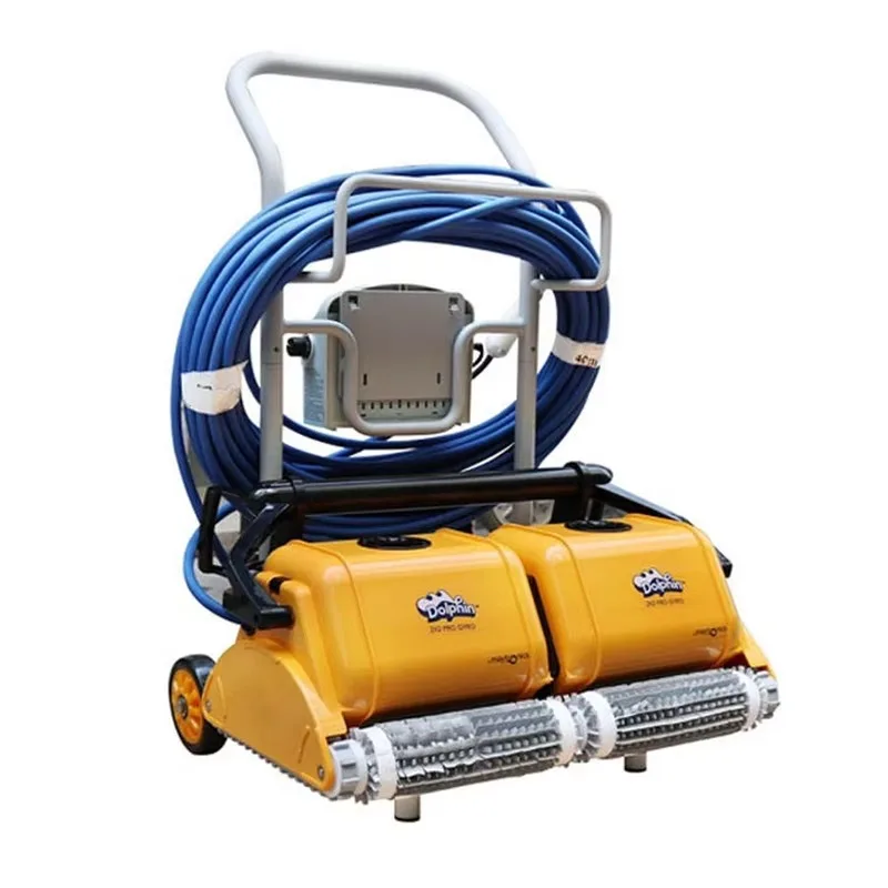 Aspiradora robótica automática al por mayor de la piscina 2x2 con el carro de limpieza