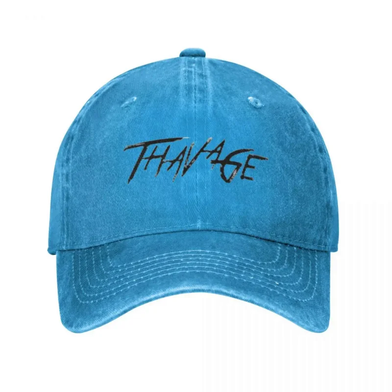 Thavage Baseball Cap Body Logo Hippie Adjustable Washed Hip Hop Hats Couple Funny Casual Washed Baseball Caps