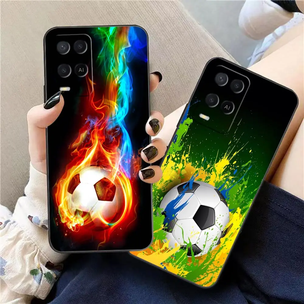 Passion Football World Soccer Phone Case For OPPO A98 A95 A96 A94 A93 A92S A78 A76 A74 A58 A71 A57 A55 A53 A33 A17 Case Funda