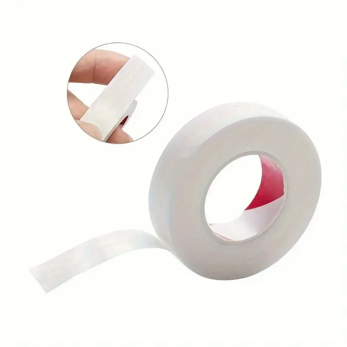2/3 rolos de fita isolante japonesa para extensão de cílios sem fiapos sob almofadas para os olhos respirável fita não tecida papel remendo de cílios