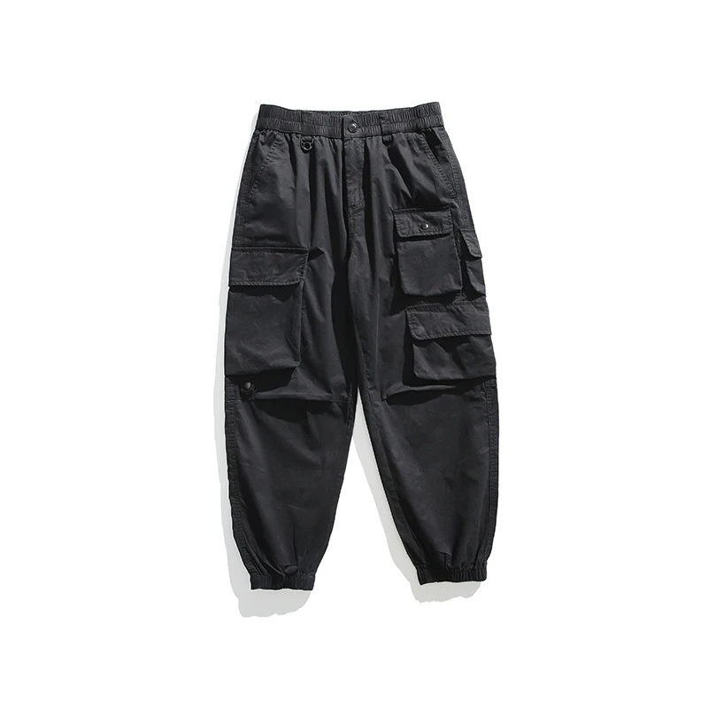 

Men's Summer Work Pants Japanese Retro Loose Fit American Street Fashion Casual High-End Feel