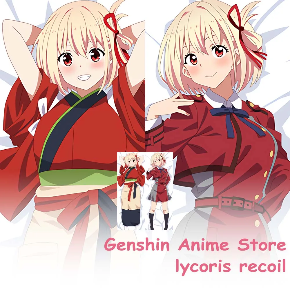 

Аниме Lycoris Recoil nishikier Chisato Inoue Takina Cosplay Dakimakura обнимающая наволочка для тела