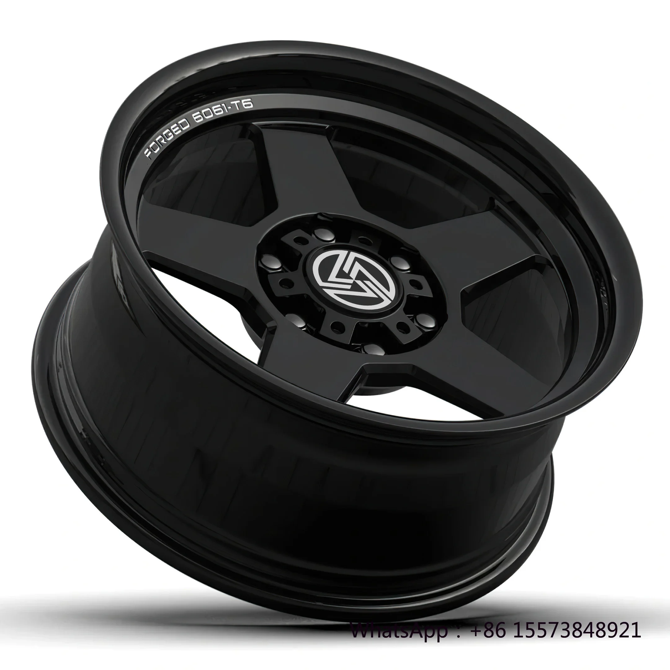 

Gloss Black 5-Spoke Deep Lip Forged Wheels 20x10 6x139.7 Rims for Pickup Truck Off-Road SUV Custom Wheels