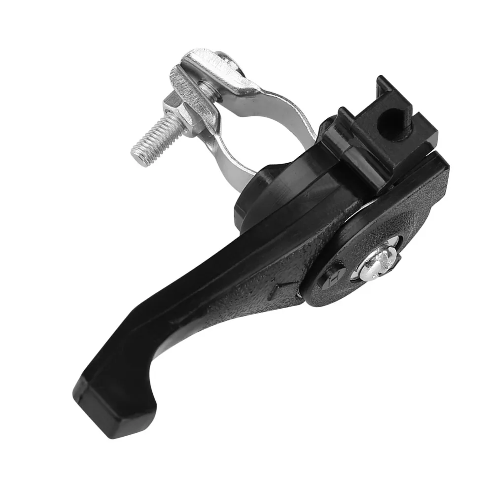 2PCS Durable Universal Fit Throttle Control Lever Metal Black Universal Throttle Lever Compact Lawnmower Throttle Lever