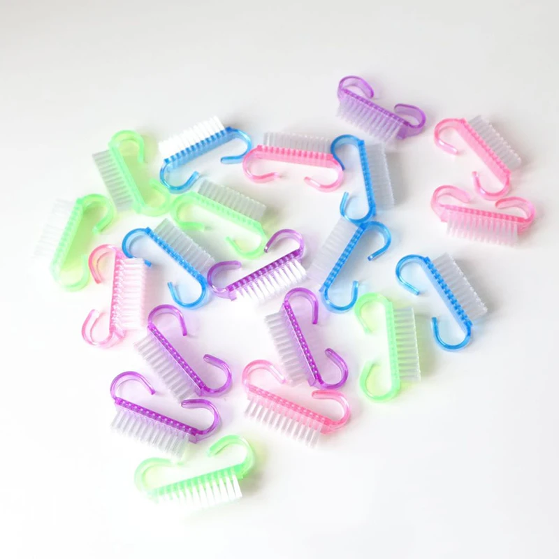 Nail Cleaning Nail Brush Tools File Nail Art Care Manicure Pedicure Soft Remove Dust Small Angle Clean Brush for nail care