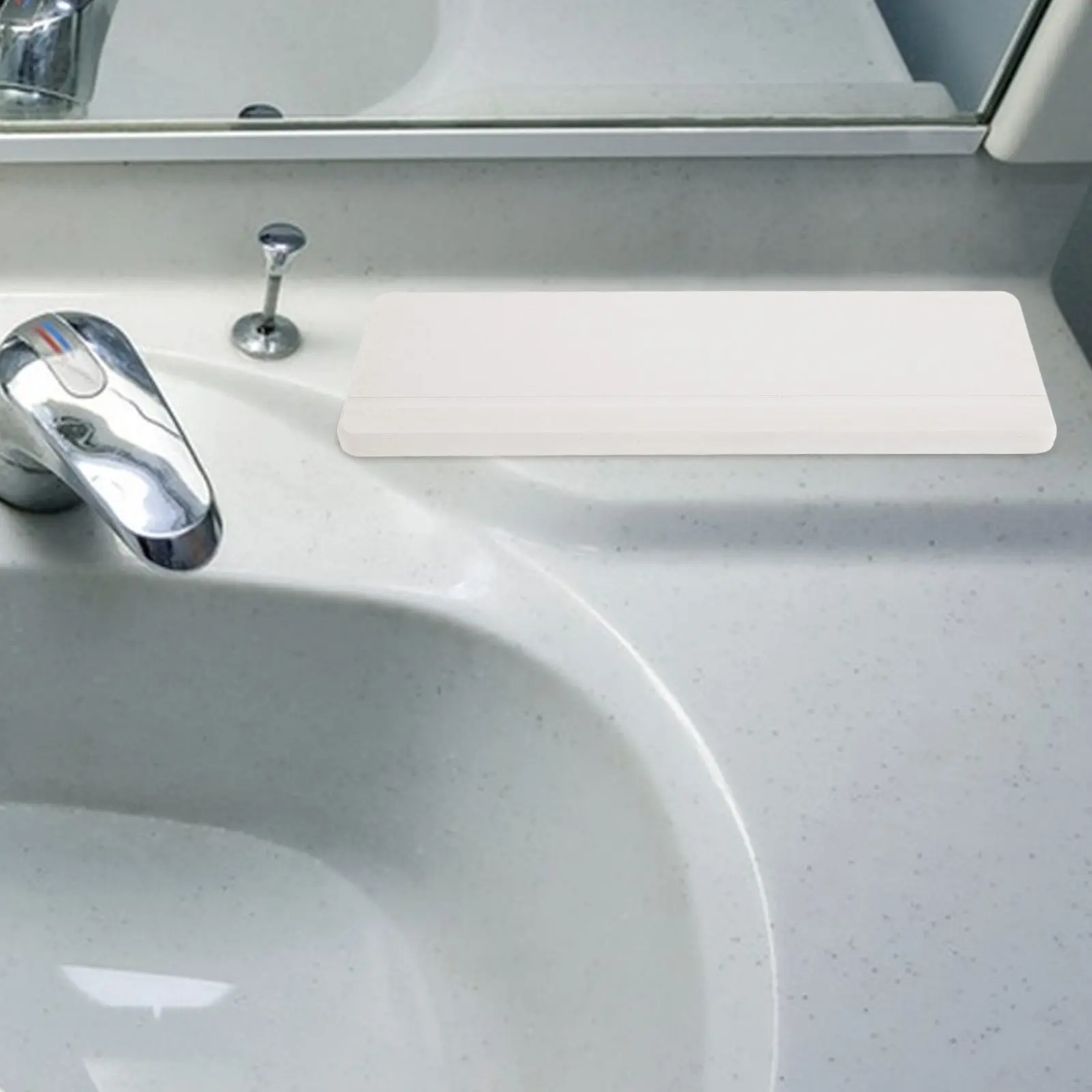 

1 шт. Диатомитовый коврик-подставка однотонного цвета, впитывающий воду, для ванной комнаты, раковины, нескользящий, для мыла, защита столешницы