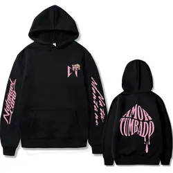 Singer Natanael Cano Amor Tumbado Pink CT Sloth Print Hoodie Men's Fashion Casual Sweatshirt Male Hip Hop Oversized Streetwear