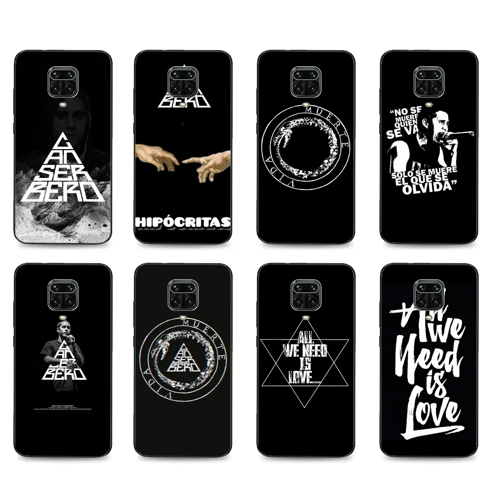 R-Residente C-Canserbero Phone Case For Xiaomi Mi 5X 8 9 10 11 12 Lite Pro 10T PocoX3pro PocoM3 Note 10 Pro Lite