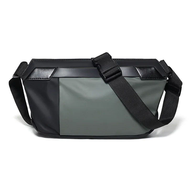 

Новая стильная мужская сумка через плечо - вместительный спортивный рюкзак на переднюю панель - многофункциональная водонепроницаемая сумка на одно плечо