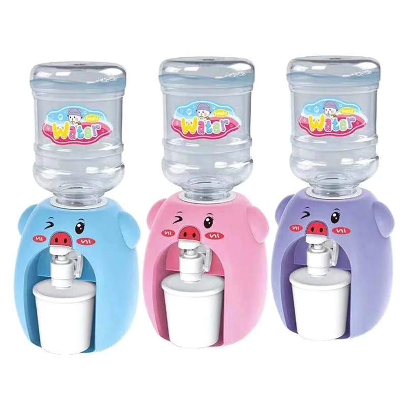 4XBD Fun for Play House Tableware Kitchen for Play House Mini Drink Water Dispenser Toy Children Water Dispenser Toy