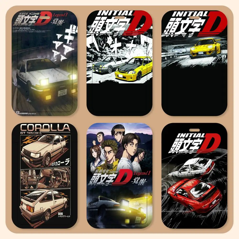 

Anime Initial D Lanyard Card Holders Student ID Card Holders Neckband Card Holders Access Control Accessories Gifts