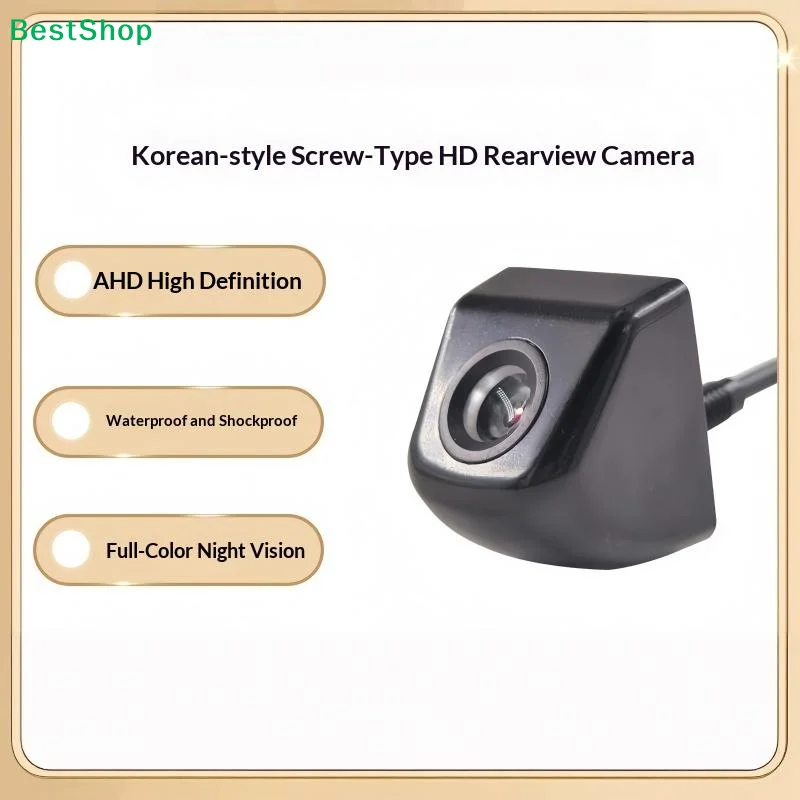 Car Backup Camera Rear View Camera Clear Anti-Interference 170 Degree Wide Angle Adjustable Vehicle Small Reversing Camera