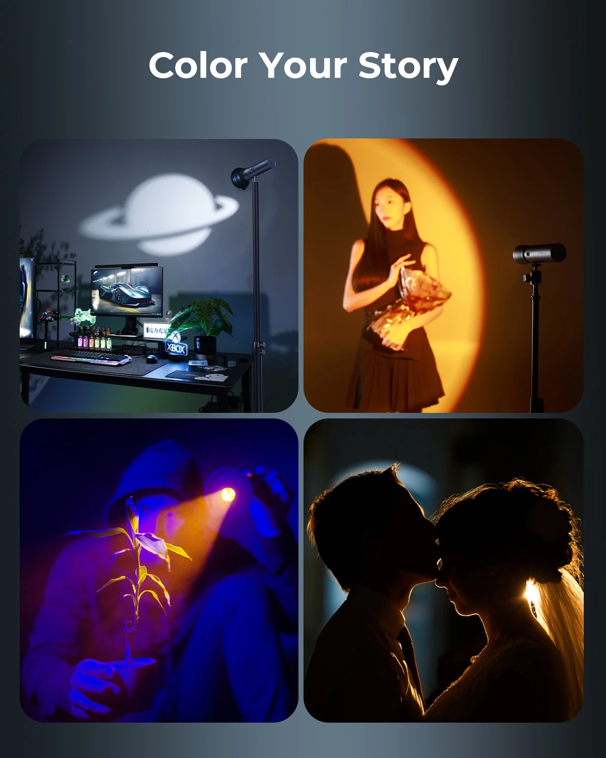 SmallRig المحمولة التركيز RF 10C LED الفيديو الضوئي 4 ألوان أضواء كاشفة صغيرة 10 واط CRI 96 TLCI 98 لحفلات الزفاف البث المباشر فيديو