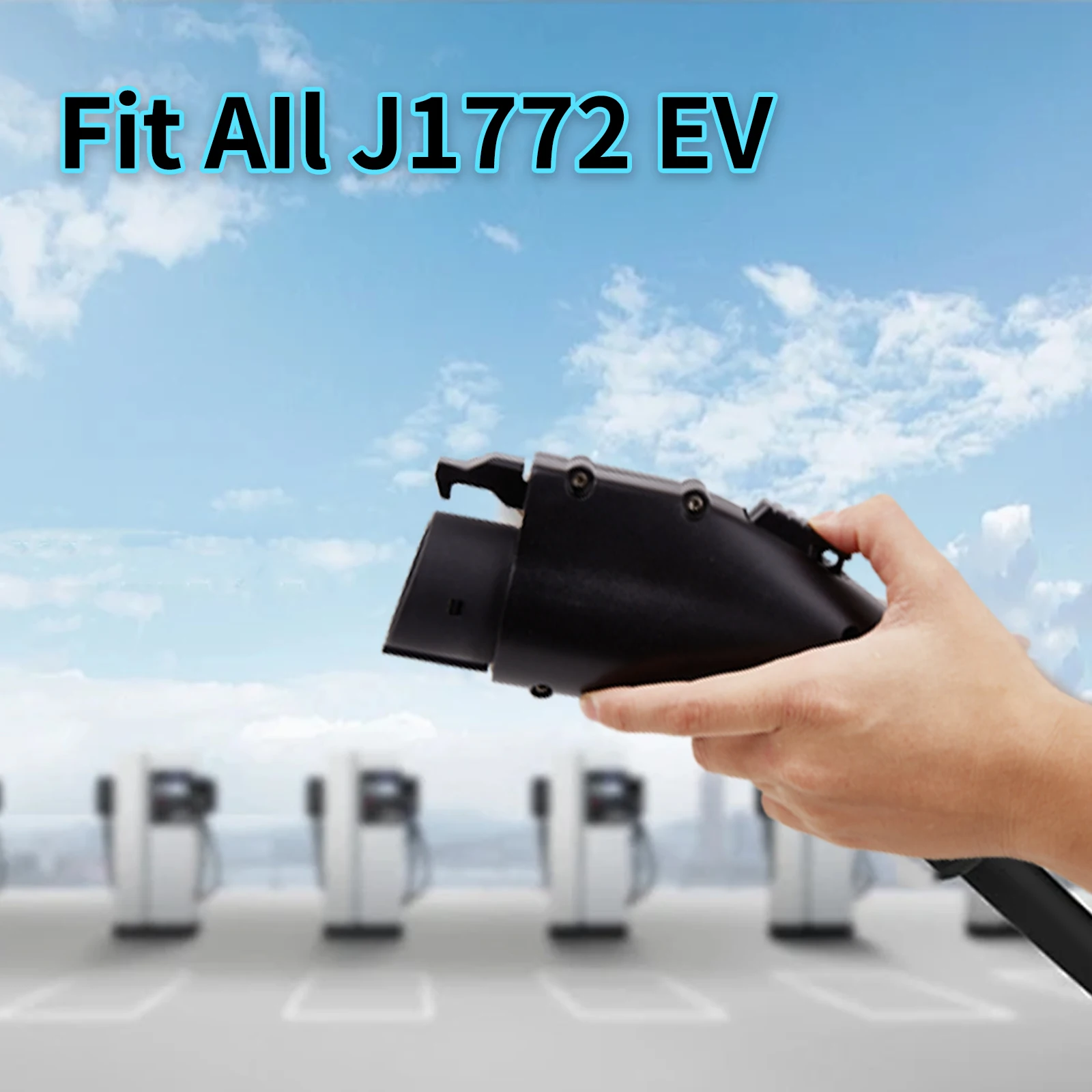 

J1772 EVs Charging Adapter - Tesla to J1772 Adapter Max 60A 250V Tesla Charger J1772Adaptor