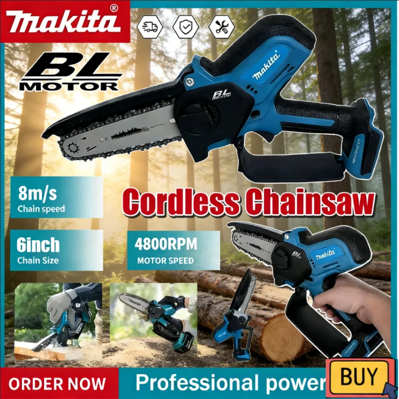 mini-tronconneuse-electrique-portable-makita-18v-scie-a-chaine-sans-fil-de-6-pouces-pour-le-travail-du-bois-avec-petite-scie-a-main