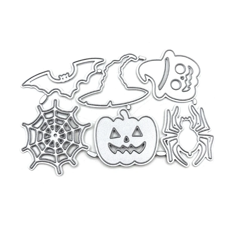 Halloween Metal Cutting Dies Stencil DIY Scrapbooking Album Paper Card Template Mold Embossing Decoration