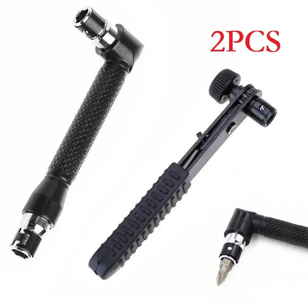 L Type 1/4 Inch Hexagon Screwdriver Bit 90 Degree Double-End Handle Wrench Tool Screw Driver Hand Tools