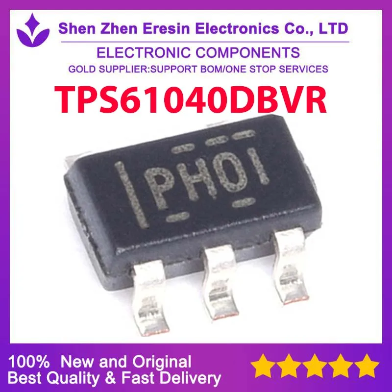 Free shipping    5PCS/LOT  TPS61040DBVR SOT23-5  New and original