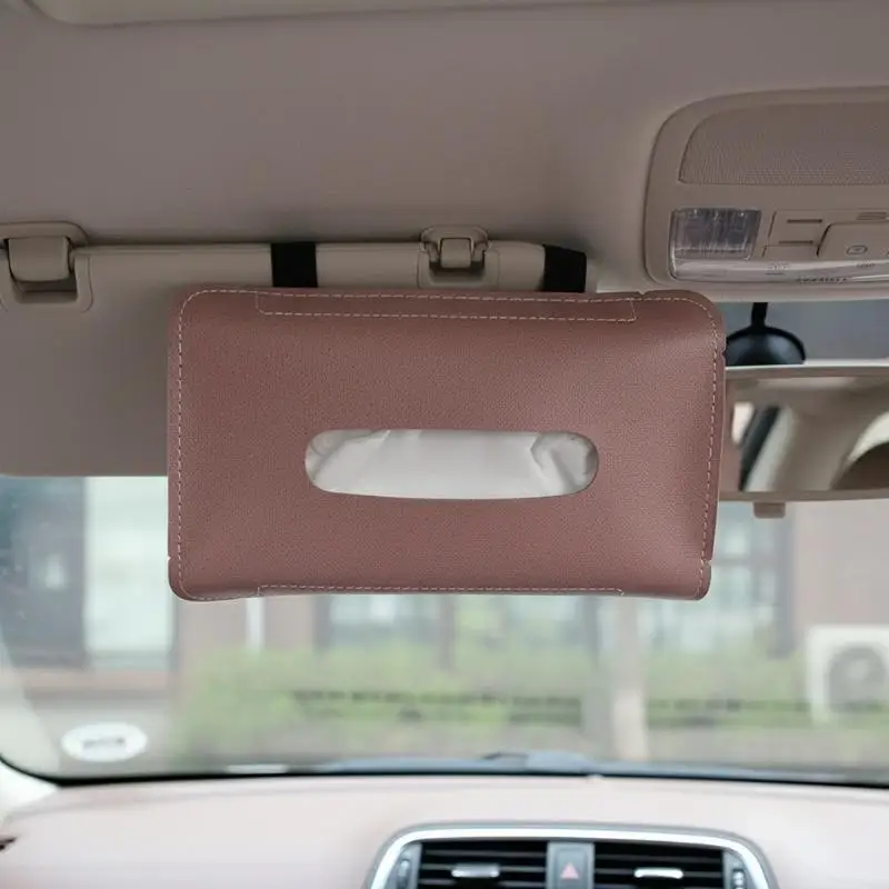 

1 шт. Автомобильный держатель для салфеток и масок на солнцезащитный козырек, органайзер для хранения в салоне автомобиля, декор