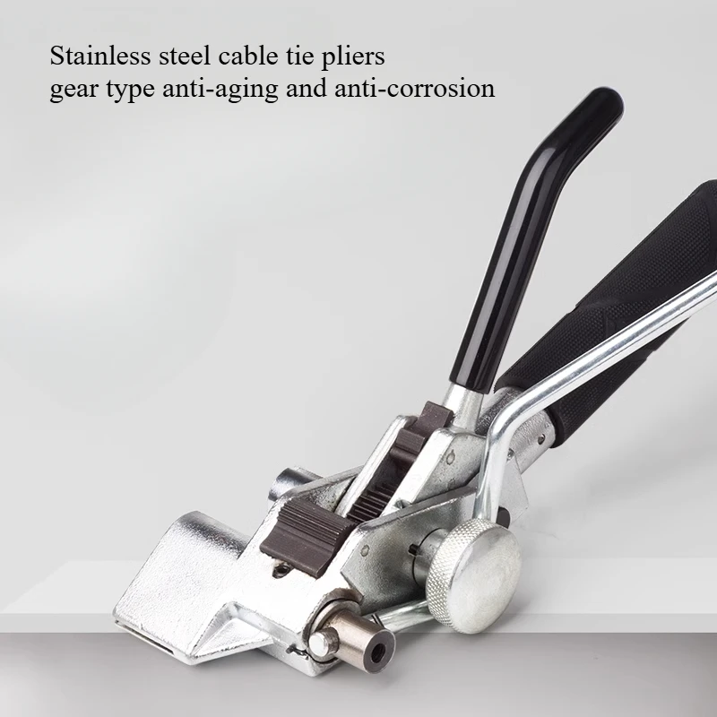 

Stainless steel cable tie pliers cable packing tool tight belt cutting machine stainless steel cable tie baler