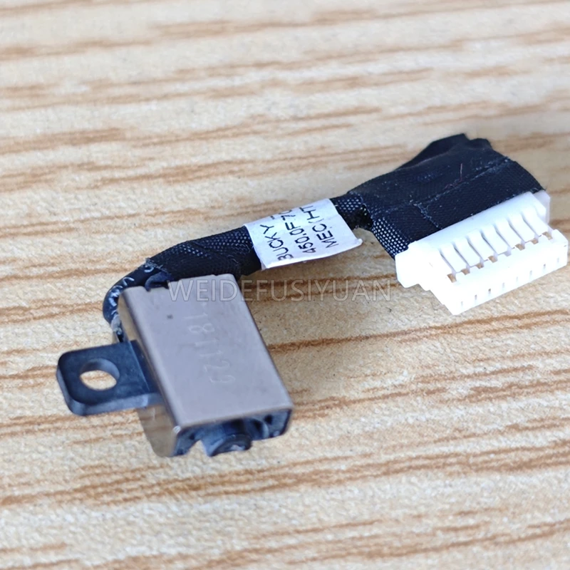 Laptop DC Power Jack Adapter Charging Cable Harness For DELL Inspiron 5480 54810 5488 5588 V5581 450.0F703.0001 Length 3cm ﻿